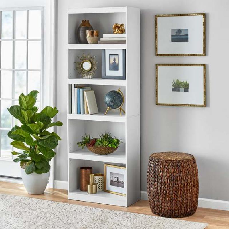 Mainstays Framed 5-Shelf Bookcase