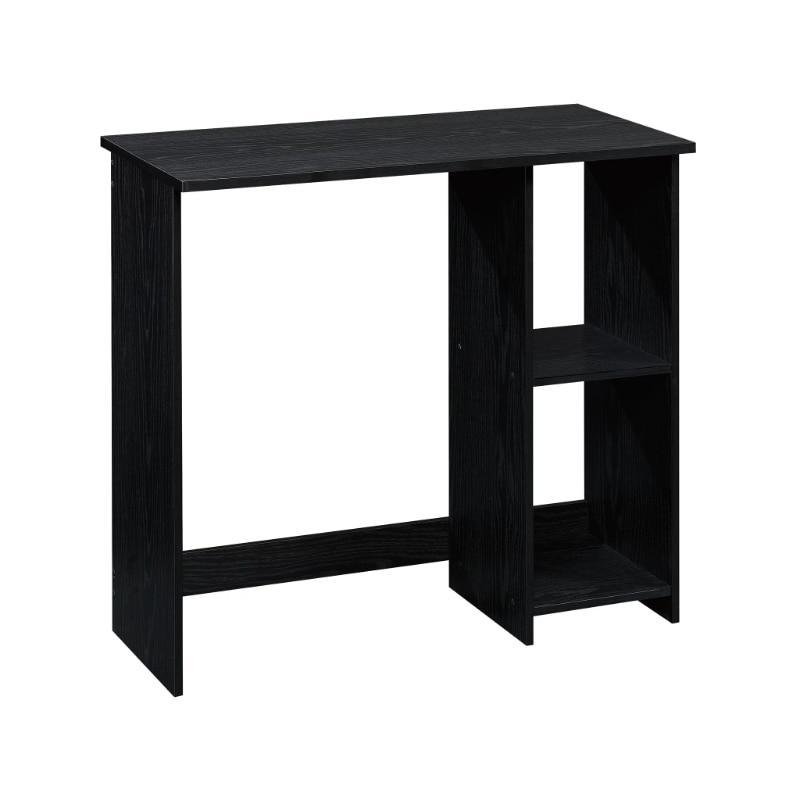 Mainstays Small Space Writing Desk Black Home Laptop Office Desk with 2 Shelves