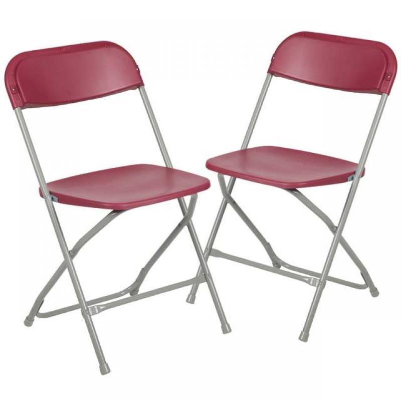 Flash Furniture 2 Pack Plastic Folding Chair 650LB Weight Capacity Comfortable Event Chair Lightweight Folding Chair Set