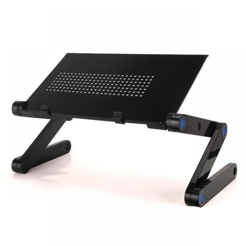 360 Adjustable Computer PC Desk Table Aluminum Portable Laptop Table Stand for Home Bed Office Laptop Holder With Mouse Pad