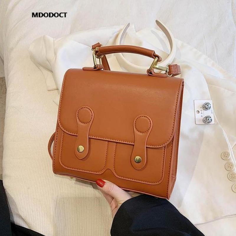High Quality New Luxury Design Fashion Ladies Backpack 2023 Leather Summer Casual Shoulder Bags Vintage Classic Purses For Women