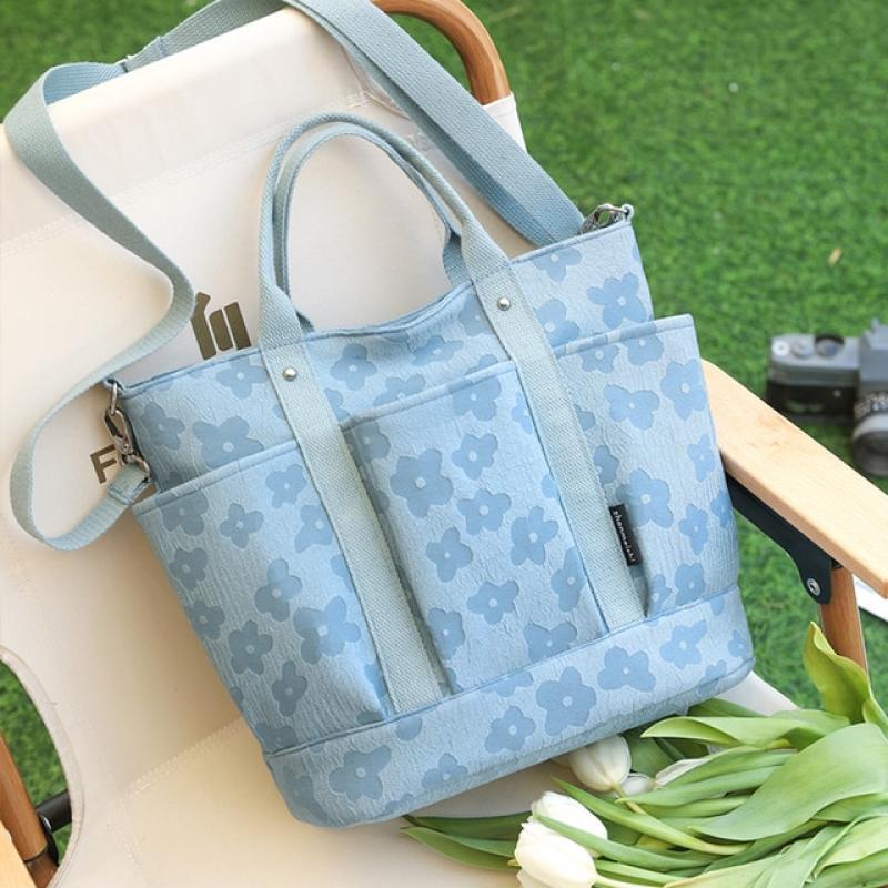 Women Bag New Woman's Bag Shopper Simple Fashion Zipper Handbags Nylon Waterproof Large Capacity Tote Shoulder Bags for Women
