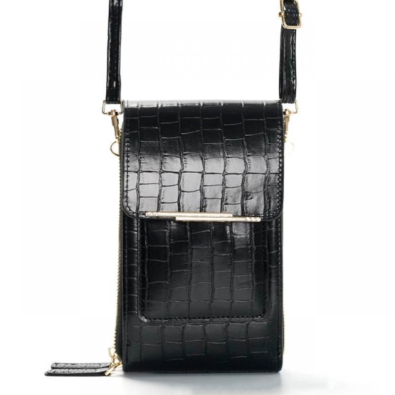 Women Bag Soft Leather Wallet Touch Screen Mobile Phone Wallet Mini Oneshoulder Crossbody Women Bag Cheap Women Bag Coin Purse