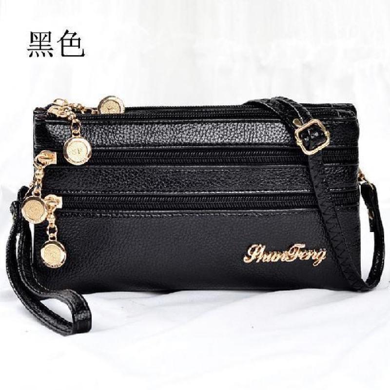 Personality Five Zipper Soft Leather Small Shoulder Crossbody Bags Ladies Clutch Female Fashion Messenger Bags Purse Satchels