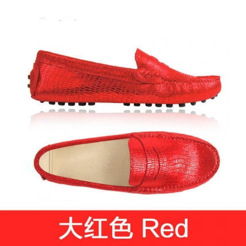 New Style Shoes Women 2023 Shoes Women 100% Genuine Leather Women Flat Shoes Casual Loafers Moccasins Lady Driving Shoes