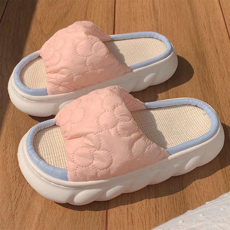 Cute Cartoon Milk Cow House Slippers Funny Shoes 2022 Women's Slippers Summer Four Seasons Indoor Home Slippers