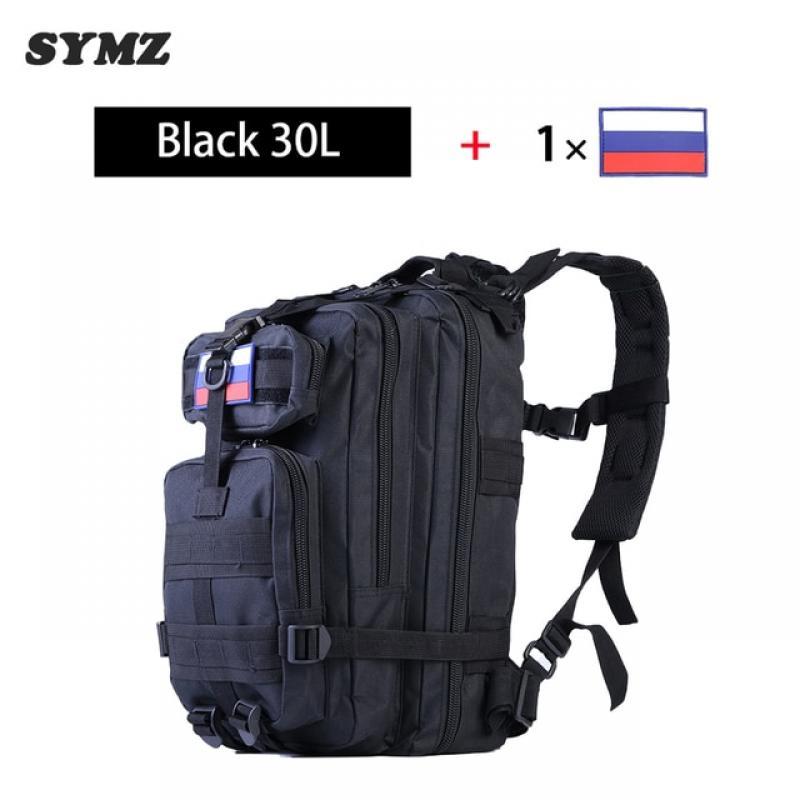 SYZM 30L or 50L Men Tactical  Backpack Nylon Waterproof Bag Outdoor Sports Backpack Hiking Camping Hunting Rucksack Knapsack