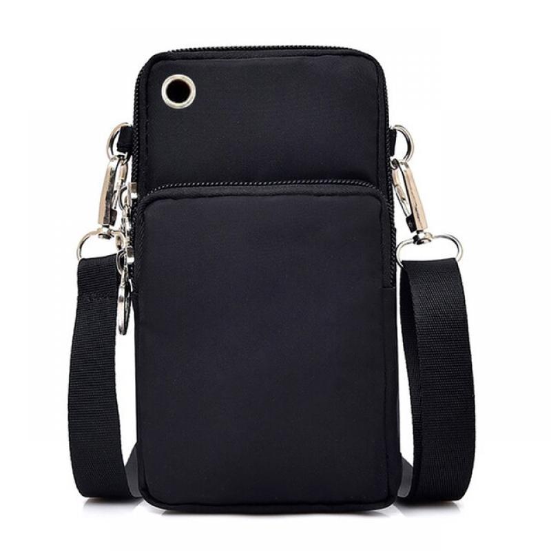 Women Mobile Phone Case Shoulder Bag for IPhone 12 11 Pro Huawei Xiaomi Redmi Samsung Unisex Wrist Pack Cell Phone Package