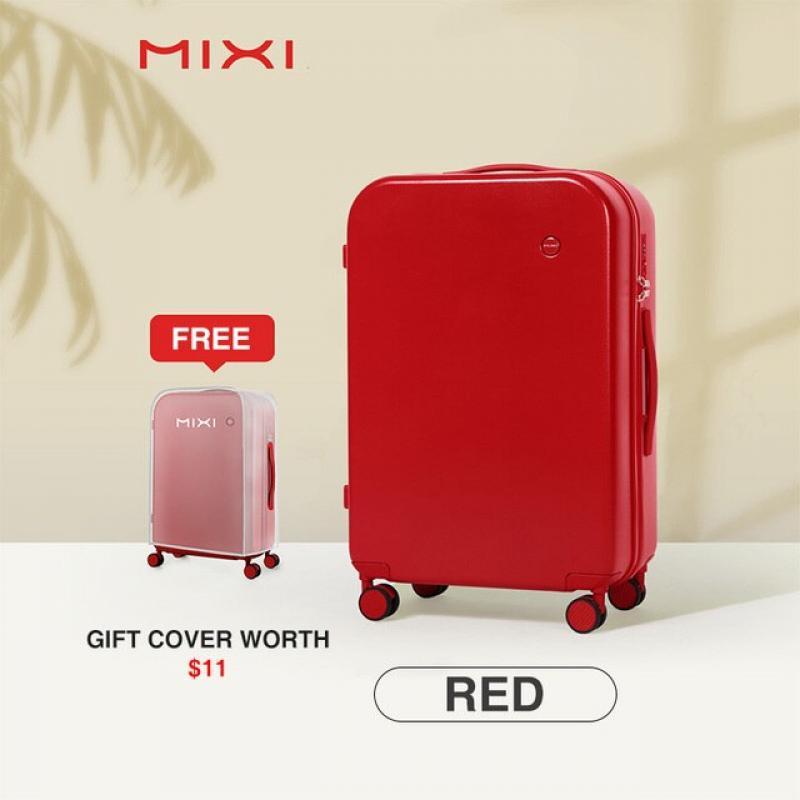 Mixi Women Luggage PC Suitcase Travel Trolley Case Men Mute Spinner Wheels Rolling Baggage TSA Lock Carry Ons M9236