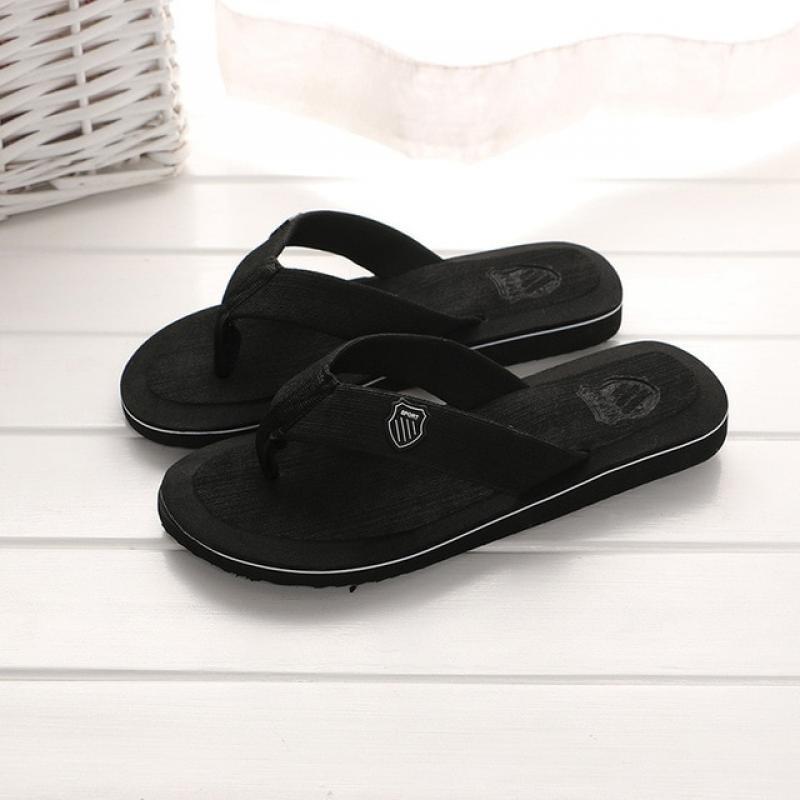 Men Summer Flip Flops Large Size Non-slip Flat Beach Slipper Men Shoes Lightweight Breathable Home Slipper Shoes For Men Zapatos