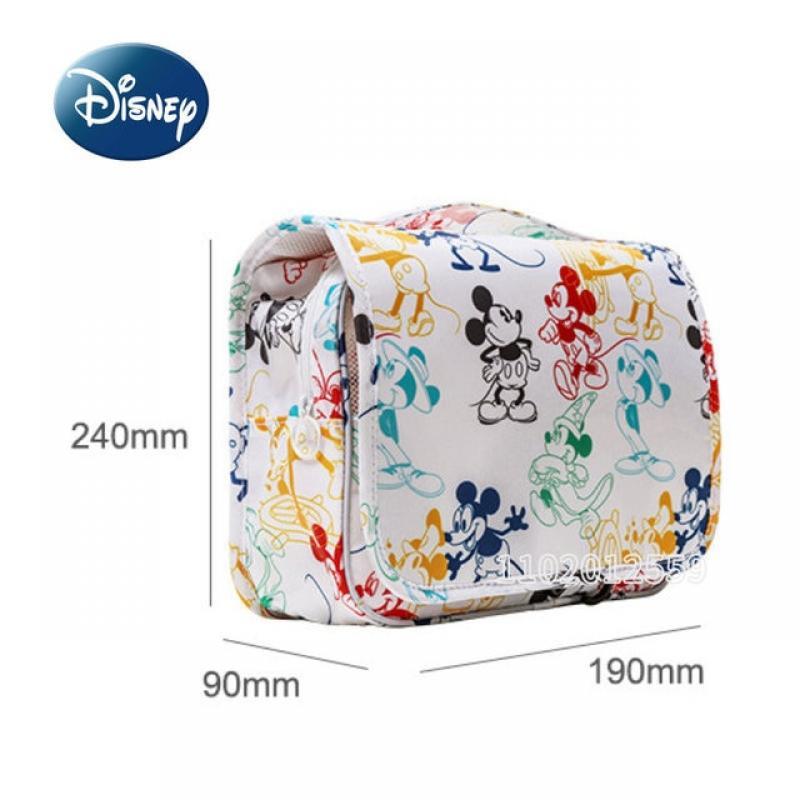 Disney Original Mickey New Cosmetic Bag Large-capacity Fashion Lipstick Bag Luxury Brand Portable Travel Storage Cosmetic Bag