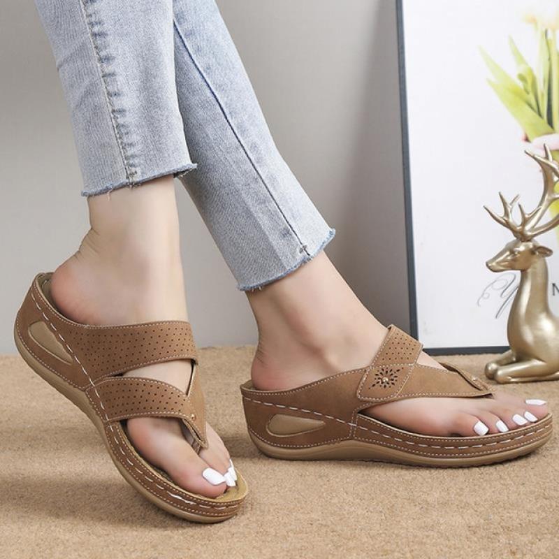 Women Sandals Summer 2023 New Shoes For Women Low Heels Flip Flops Soft Bottom Slippers Sandalias Mujer Summer Footwear Female