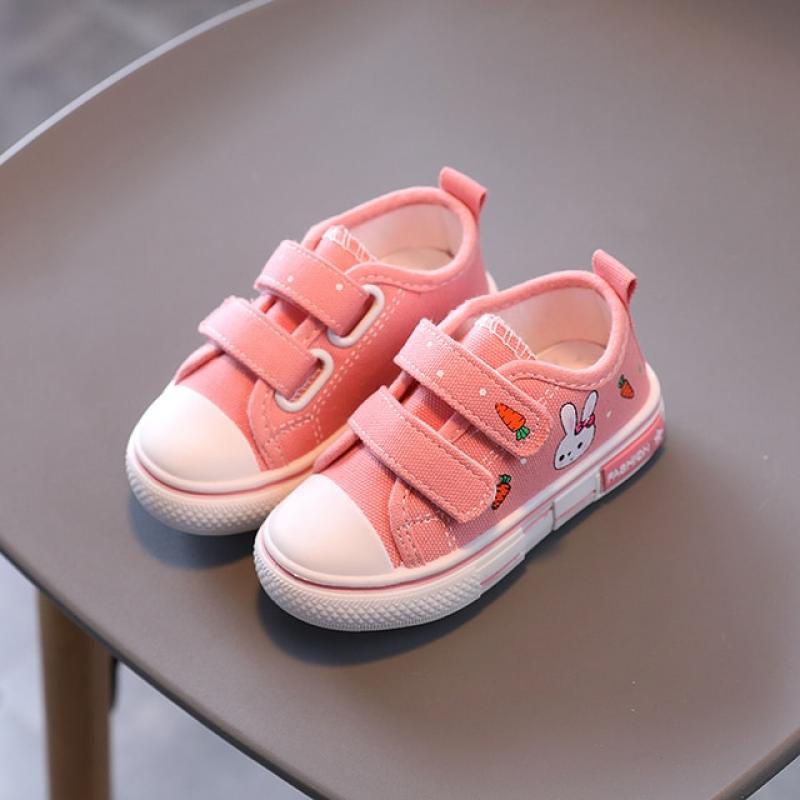 Baby Shoes Children Sneakers Canvas Girl Babies Cartoon Newborn for Toddlers Kids Boy Infant Casual First Walkers New Non-slip