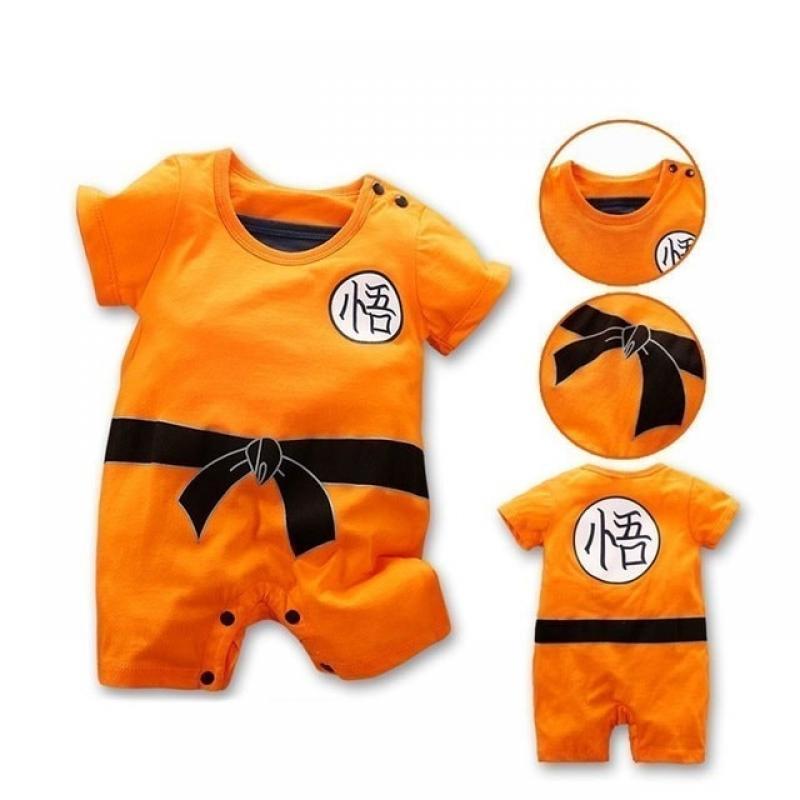 Toddler Anime Cosplay Dragon DBZ Costume Baby Boy Girl Romper Kid Demon Slayer Baby Clothes Newborn Onesie Jumpsuit 0-18 Months