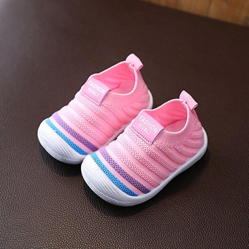 Baby First Walkers Infant Knitted Shoes Toddler Girls Soft Sole Indoor Outdoor Casual Shoes for Boy 1 year Zapatos Spring Autumn