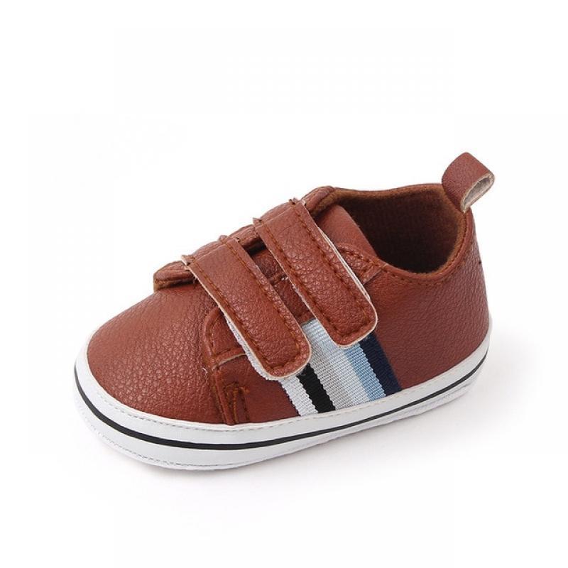 Newborn baby boy shoes pu leather casual shoes for baby boy anti skid cotton soft sole baby shoes toddler infant shoes