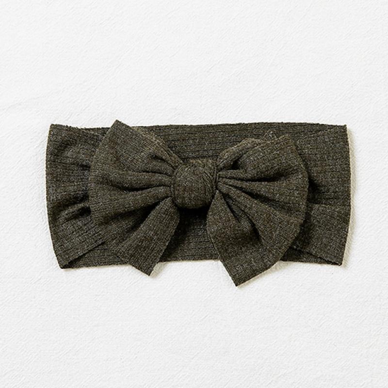 1Pc Baby Headbands New Colors Knit Bow Elastic Soft Newborn Headbands for Children Turban Infant Kids Baby Girl Hair Accessories