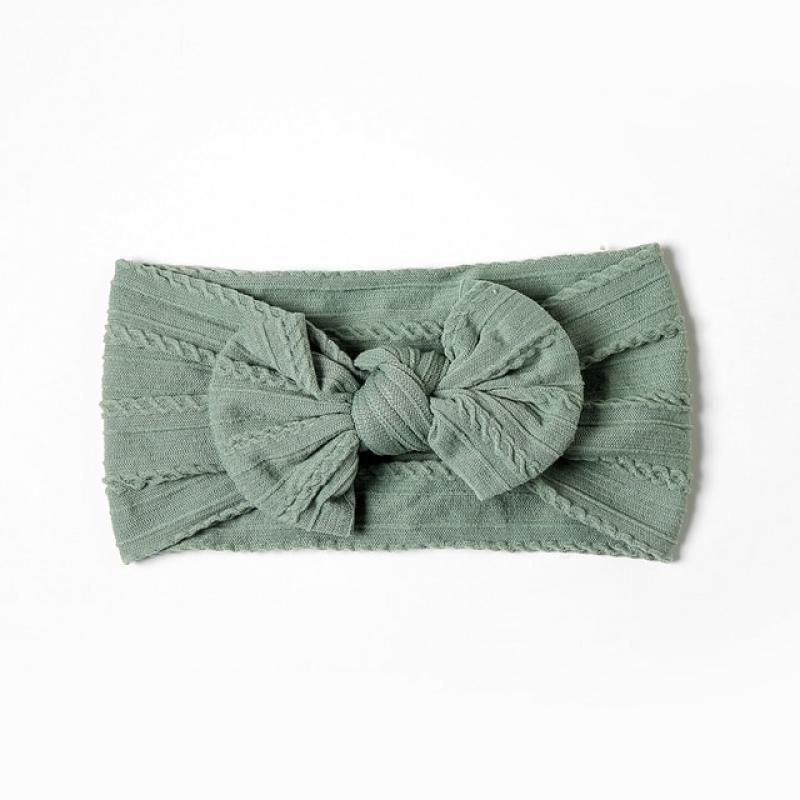 New Baby Headband Child Bowknot Headwear Cables Turban for Girl Hairbands Kids Elastic Bow Headwrap Infant Baby Hair Accessories