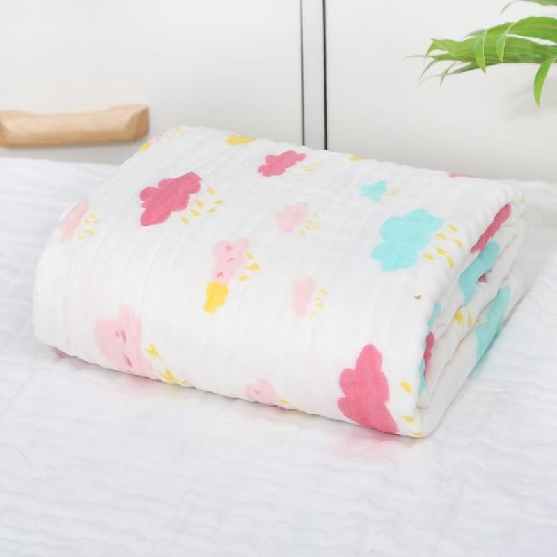 6 Layers Muslin Swaddle Baby Blankets Newborn Muslin Swaddle Baby Bedding Custom Blanket Couverture Bebe Emmaillotage