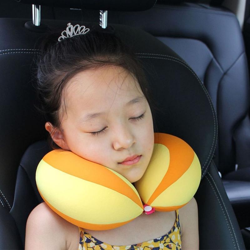 Baby Pillow For Newborns Travel Neck Pillow U-Shape For Car Headrest Air Cushion Children Car Seat Head Support Infant Baby