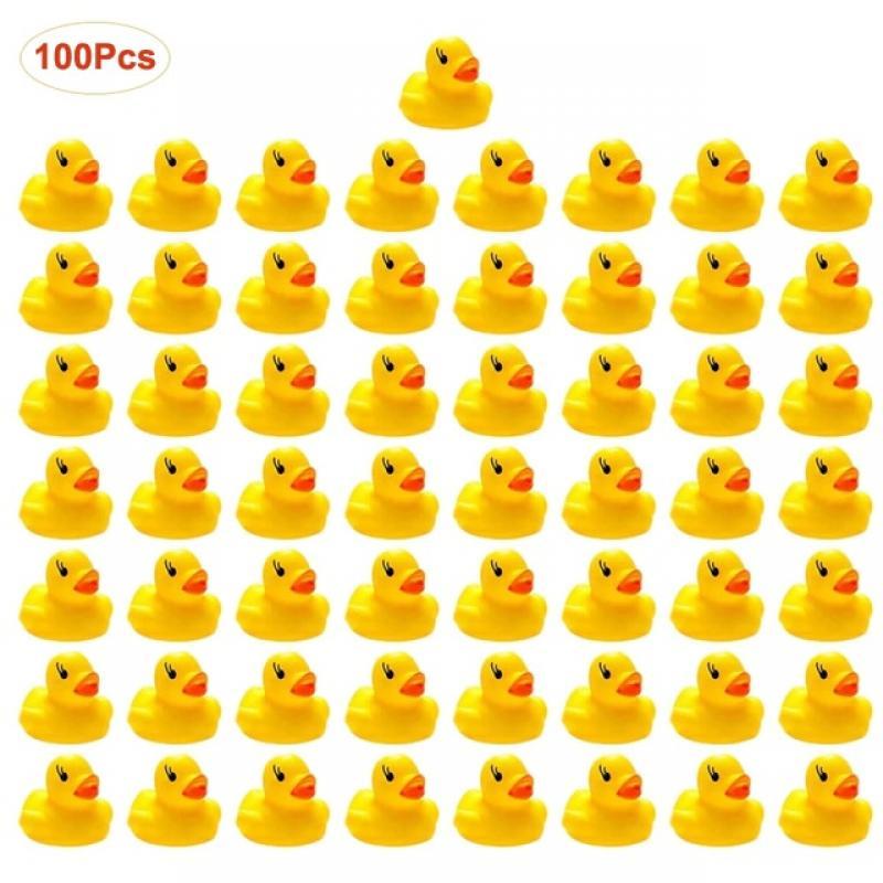 Baby Bath Ducks Swimming Pool Bath Toys Float Squeaky Sound Rubber Ducks Shower Water Toys for Childre Gifts