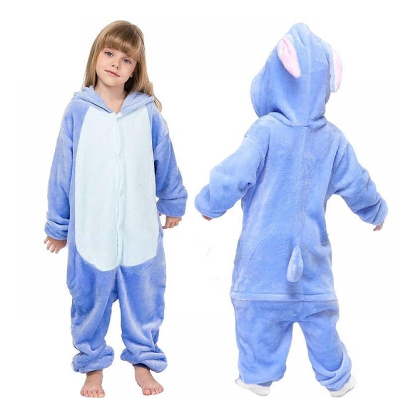 Children Kigurumi Unicorn Pajamas Kids Baby Animal Overalls Jumpsuit Onesie Cat Pajama Sleepwear Girls Cosplay Pyjama Pijamas