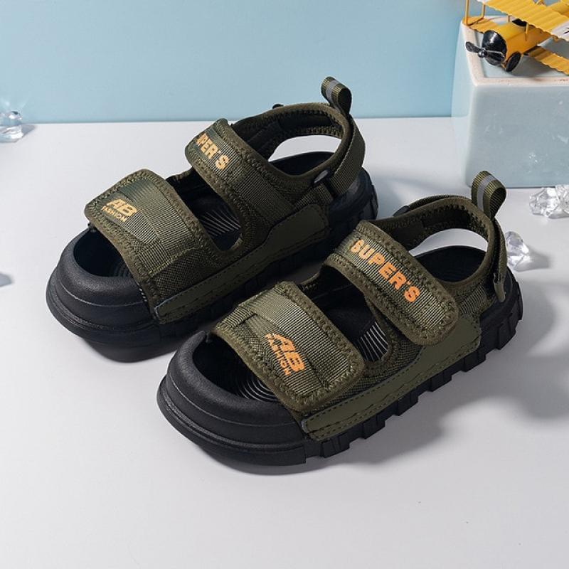 2023 Summer New Boys Sandals Kids Casual Non-slip Soft Bottom Breathable Children's Shoes Boys Fashion Trend Sports Beach Shoes