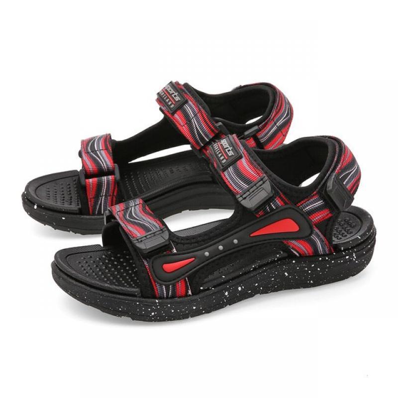 Spring Summer Brand Kids Sandals Boys Girls Beach Shoes Breathable Flat Sandals PU Leather Children Outdoor Shoes Size 28-40
