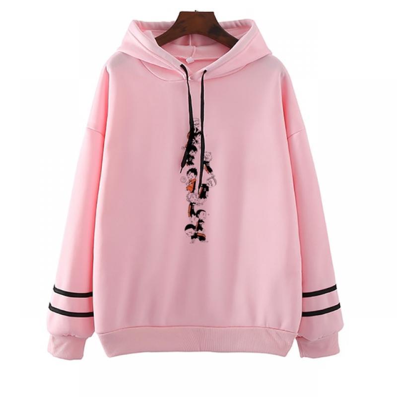 Hot Japanese manga haikyu Graphic New Funny Hoody long sleeve Cool Hip Hop sweatshirt Streetwear Loose Harajuku style Clothes