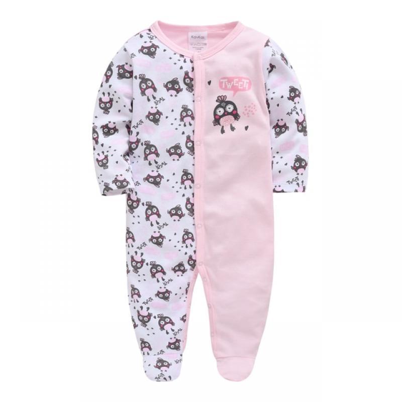 Newborn Baby Girl Rompers Cartoon Infant Boy Jumpsuit Roupas Bebe De Cotton Newborn Body Suit Baby Pajama Kids Cartoon Jumpsuits