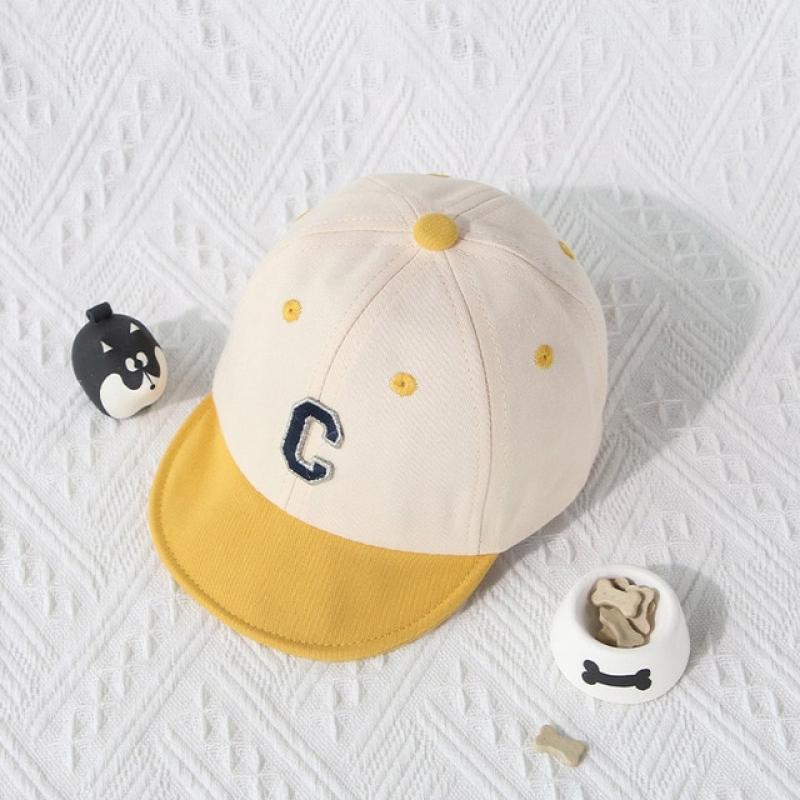 Summer Outdoor Baby Baseball Cap Cute Cartoon Bear Baby Boy Girl Sun Hat Soft Toddler Kids Peaked Hat Bonnet 아기모자  0-18M