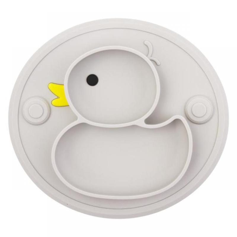 Anti-slip Baby Dishes Food Grade Silicone Plate for Toddler Self-Feeding Suction Placemat Baby stuff Bowl Plush Baby accessories