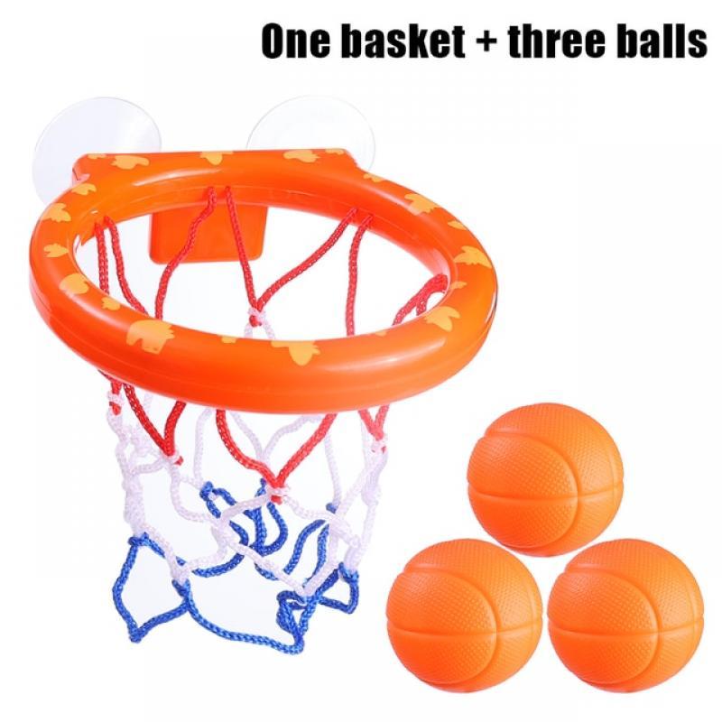 MIni Bath Toys Baby Basketball Suction Cup With 3 Balls Funny Playing Water Game Toy Toddler Bathtub Shower Play Children