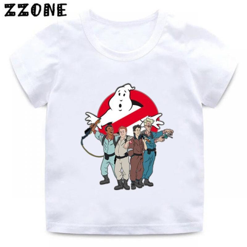 Hot Sale Summer Kids T-Shirts Old School Ghostbuster Stay Puft Cartoon Baby Girls Clothes Boys T shirt Children Tops,HKP5224