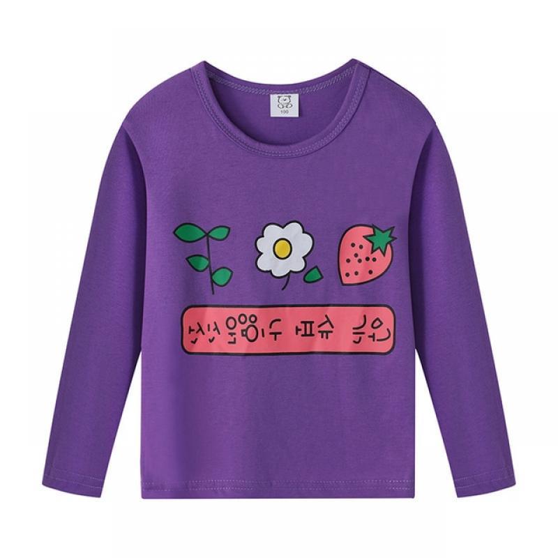 LJMOFA 2-6 Kids Tees Fashion Dinosaur Cartoon Printing Cotton Comfortable Long Sleeve T Shirt For Children D135