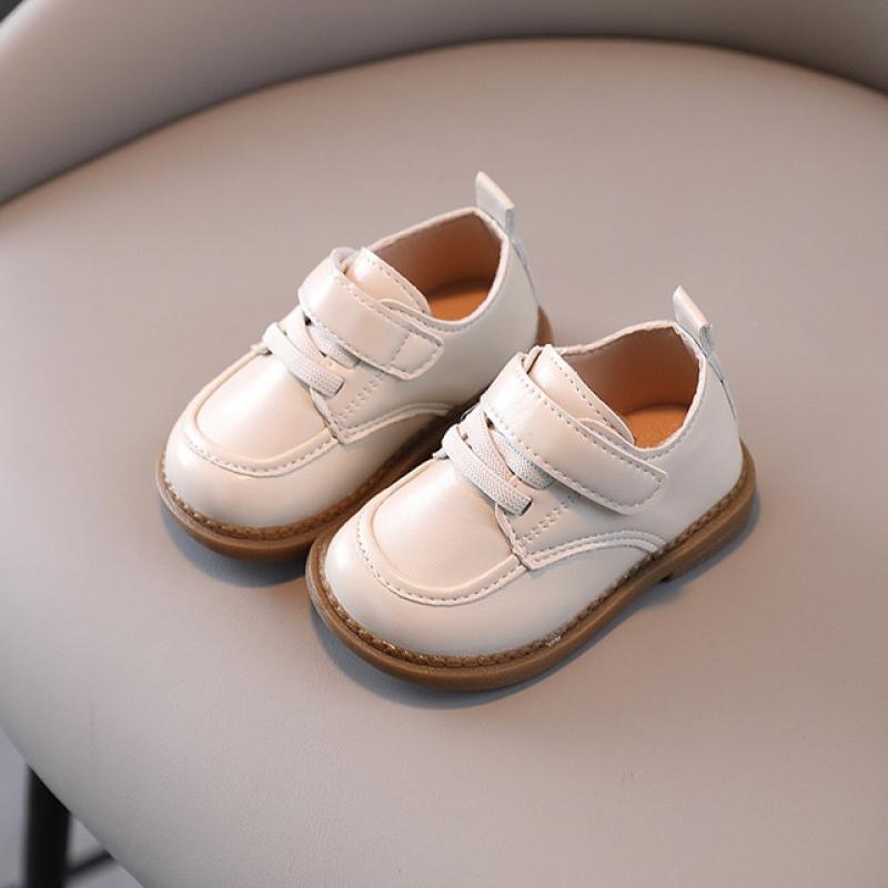Boys Fashion Leather Shoes 2023 Children New Style Oxfords Kids Flats for Baby School Party Formal Wedding Leather Shoes