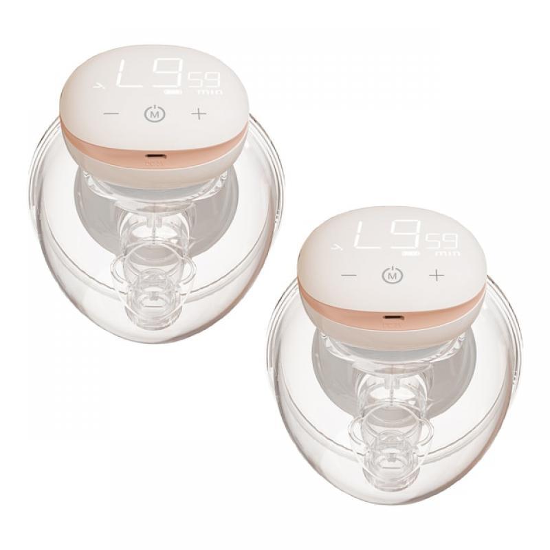 1pcs/2pcs Wearable Electric Breast Pump Portable 8oz/ 240ml BPA-free 3 Modes 9 Suction Levels Breastfeeding Milk Collector