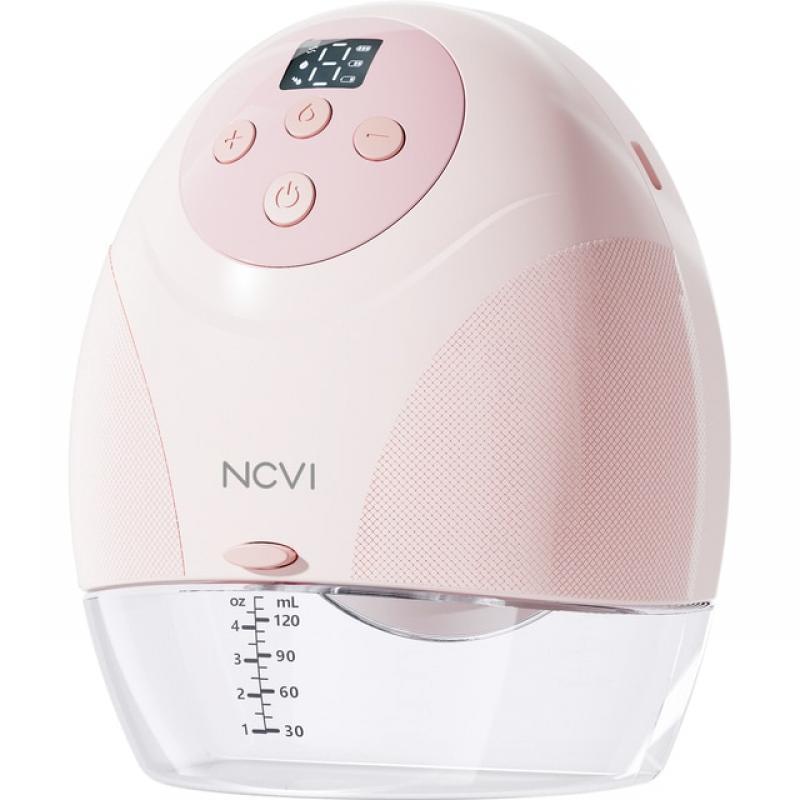 NCVI Wearable Breast Pump, Hands Free Breast Pump, 3 Modes & 9 Levels, Painless Ultra Quiet Rechargeable Battery, 21/24mm Flange