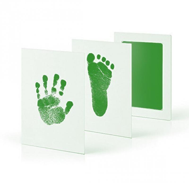 Newborn Baby DIY Handprint Footprint Kit Ink Pads Photo Frame Handprint Toddlers Souvenir And Pet Cat Dog Paw Prints