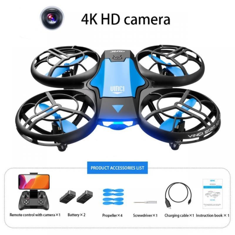 Mini Drone 4K 1080P HD Camera With Wi-Fi FPV And Foldable Quadcopter For Kids