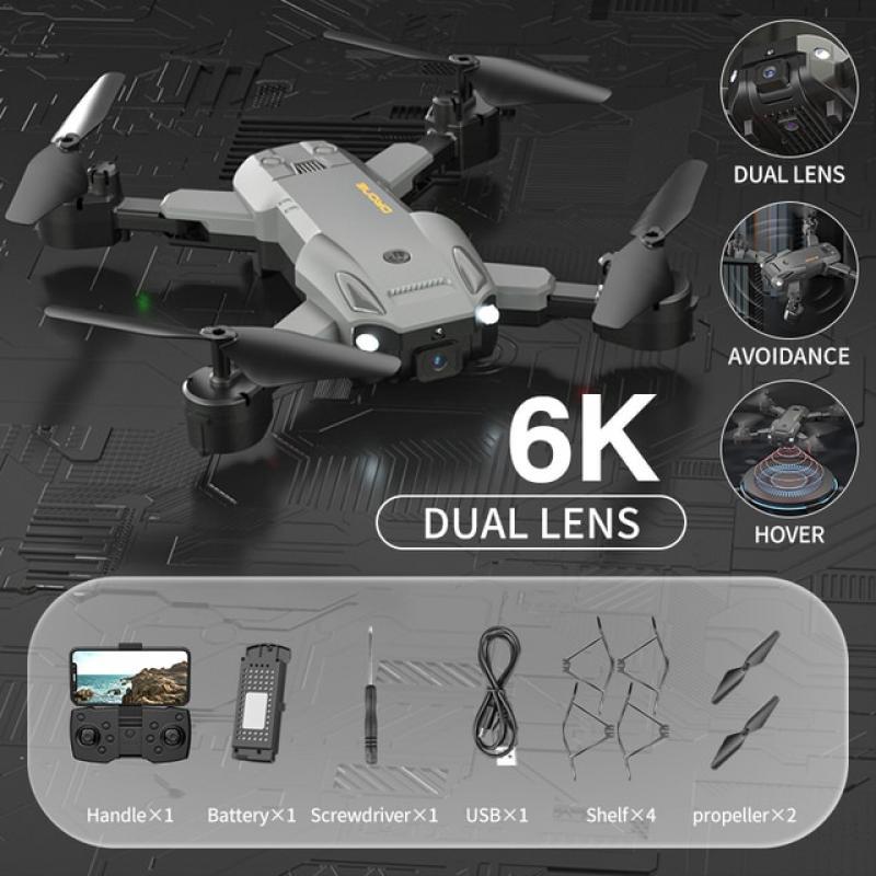 Q6 6K 4K Camera Drone Dron Wifi Fpv Drones Photography Obstacle Avoidance Quadcopter Remote Control Aircraft Helicopter Toys Boy