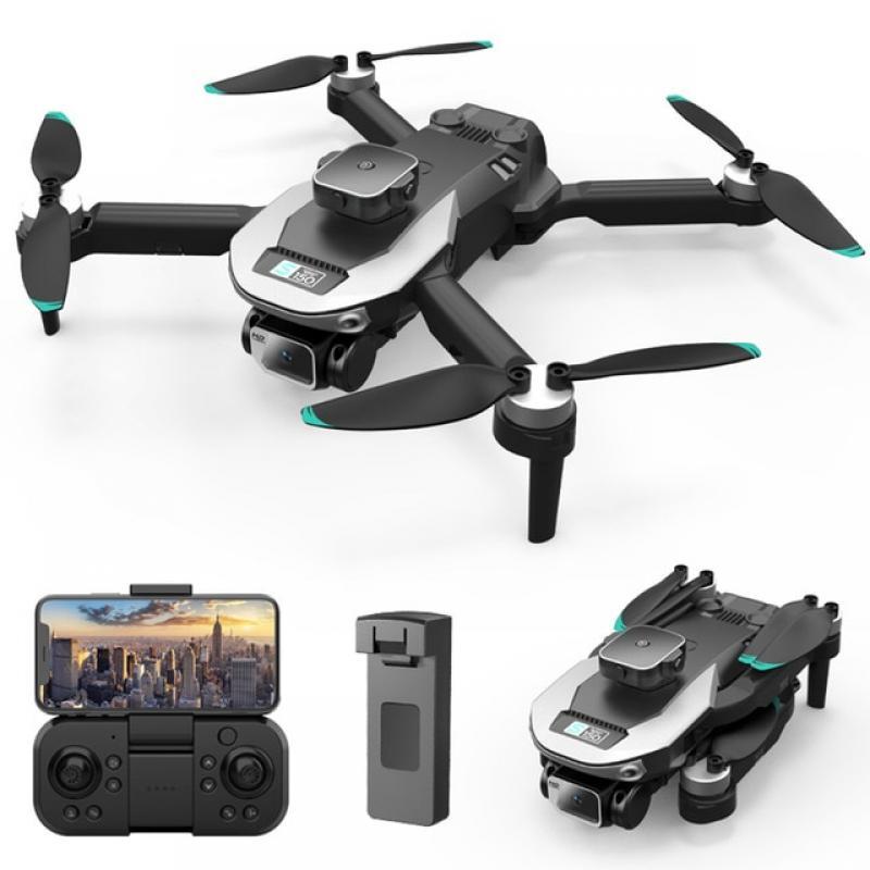 4CH Drone Quadcopter UAV Intelligent Obstacle Avoidance Brushless Motor Camera Drone Quadcopter 5G Wifi Receiving for Boys Girls