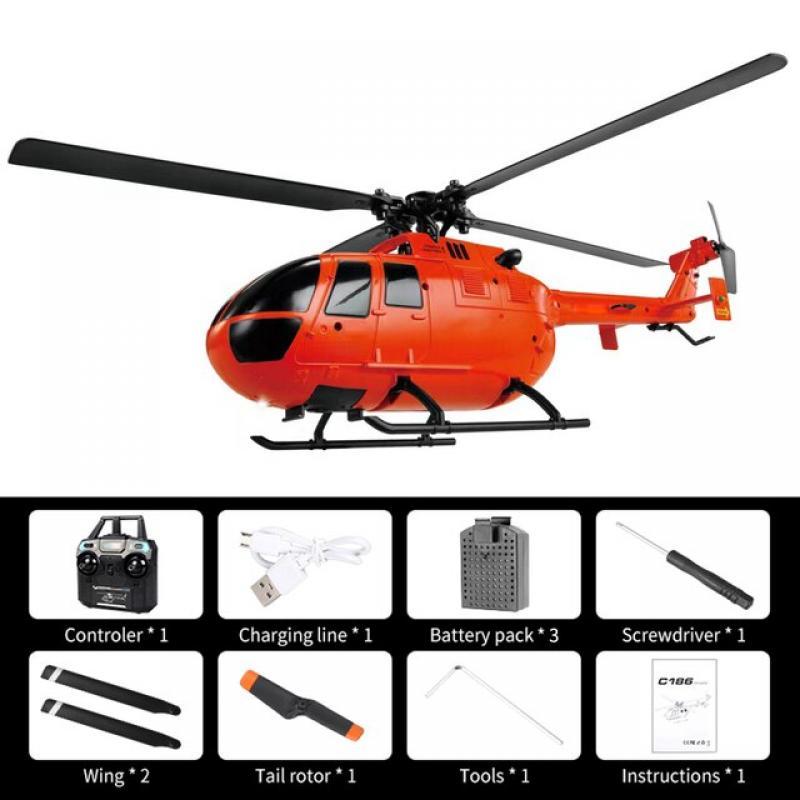 2.4G C186 Military RC Helicopter 4 propellers 6 axis electronic gyroscope for stabilization TC Toy RC Drone