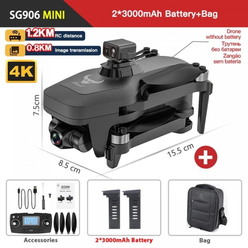 ZLL SG906 MINI Drone 4K Professional With HD Camera FPV 3-Axis Gimbal Brushless GPS Quadcopter 360° Obstacle Avoidance Dron