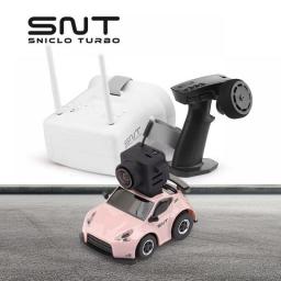 Sniclo Toy1:100 Q25-370Z FPV RC Car RTR Version With Goggles Micro RC Desk Race Table Car Remote Control Car Best Gift