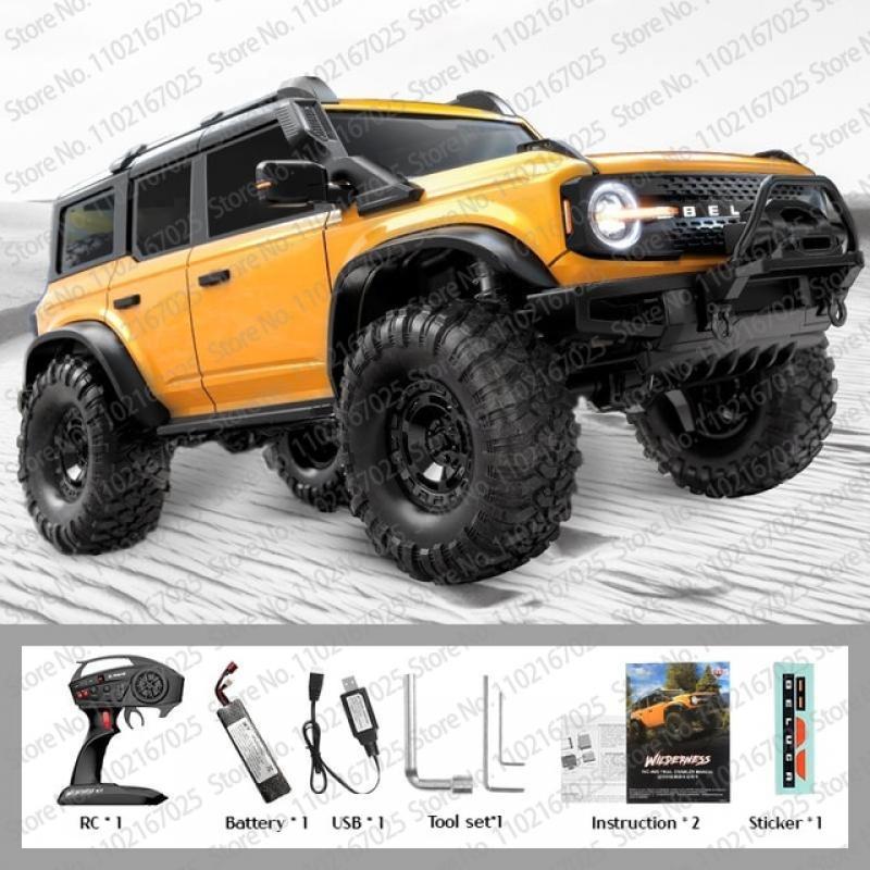 New 1:10 HB R1001 Bronco Simulation RC Climbing Car Remote Control Model Awd Off-road Car Toys Gifts 18km/h All-metal Gears