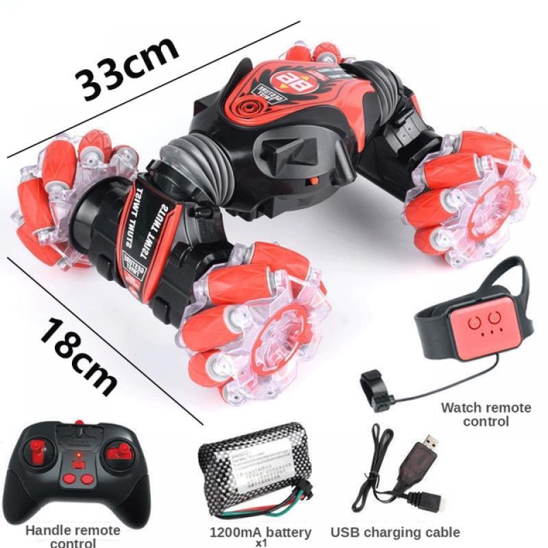 Gesture Induction Deformation Remote Control Car Stunt Twist Hand-Controlled Off-road Climbing Four-wheel Drive Toy Car For Kids