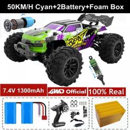 4WD 80KM/H Brushless 50KM/H Brushed RC Car Electric High Speed Off Road 4x4 Remote Control Drift Monster Truck For Kids 16102PRO