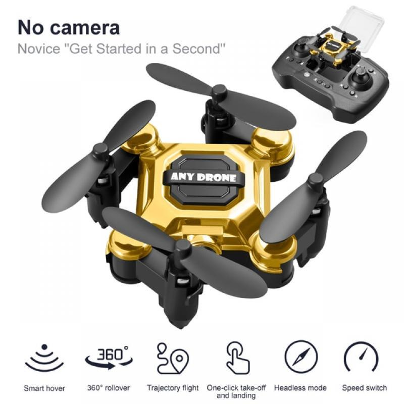 4K Mini Folding RC Quadcopter Smart Fall Resistant Suspension 360 Degree Rotating Drone With CameraToys For Kids Gift