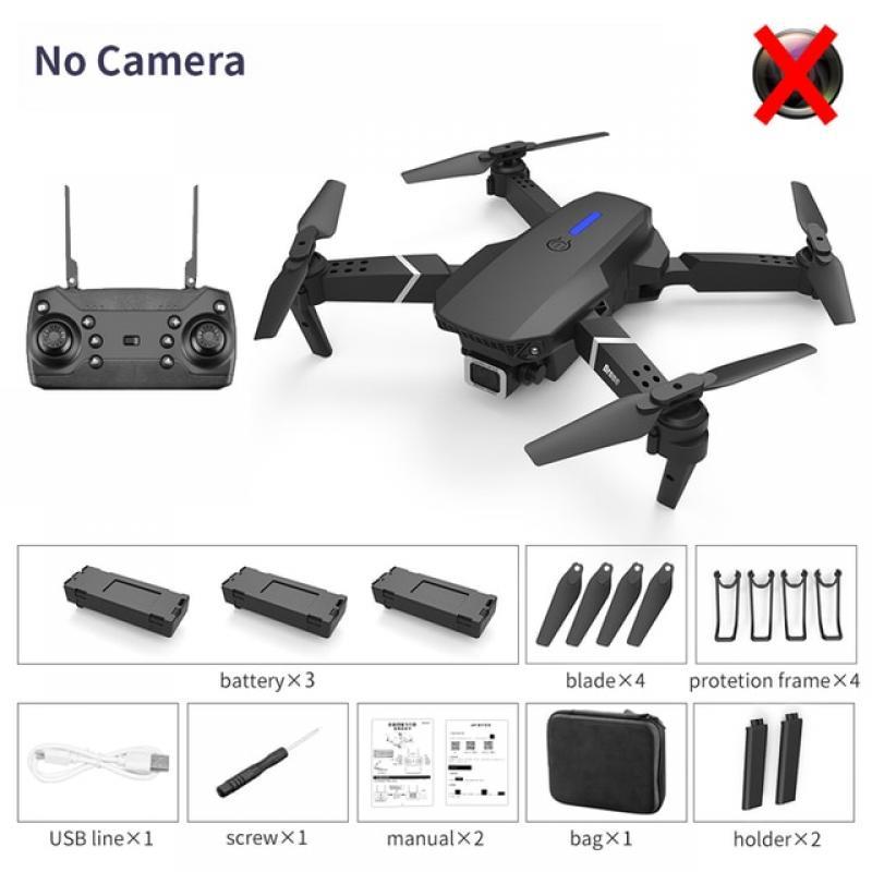 KBDFA E88 Drone 4K HD WIFI FPV Helicopter 1080P Camera Height Holding RC Foldable Quadcopter Dron Obstacle Avoidance Kid Toy